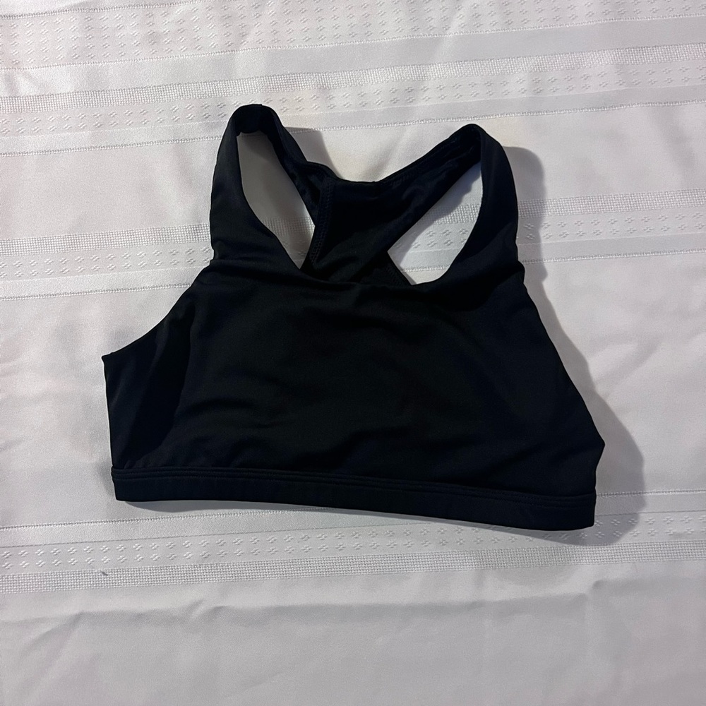 💖 Girls black sports bra